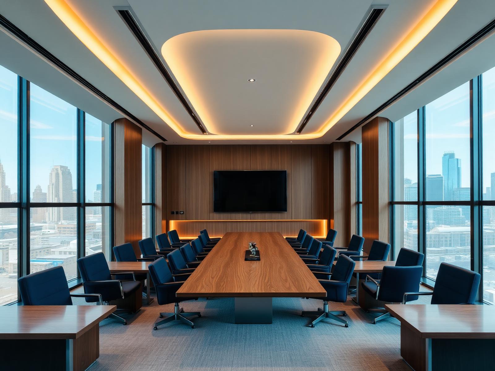Modern boardroom